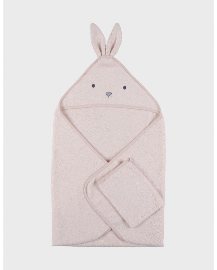 Cape de bain éponge 75x75cm - Rosie