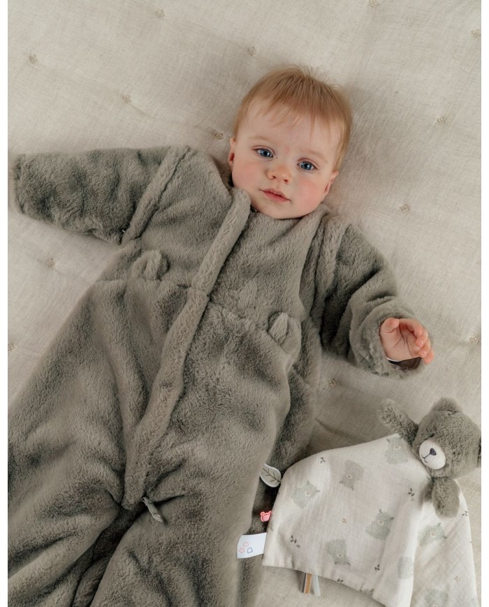 Gigoteuse Nomade 6-24m, Ultra douce - Kaki