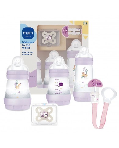 Set cadeau Welcome to the World - Lilac