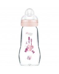 Biberon en verre 170 ml - 0mois+ - Matt Blush