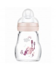 Biberon en verre 170 ml - 0mois+ - Matt Blush