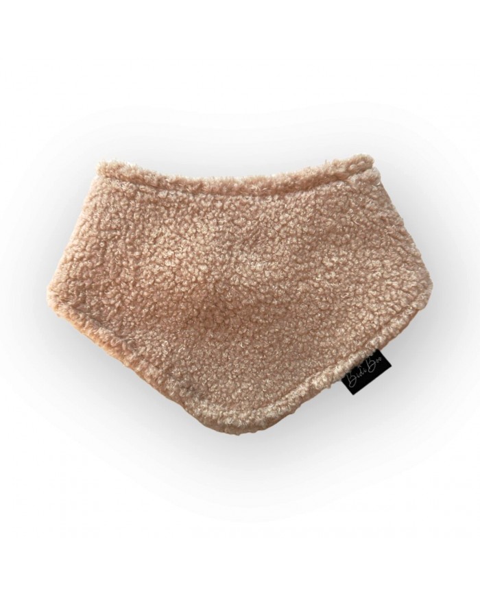 Foulard bandana bouclette biscuit