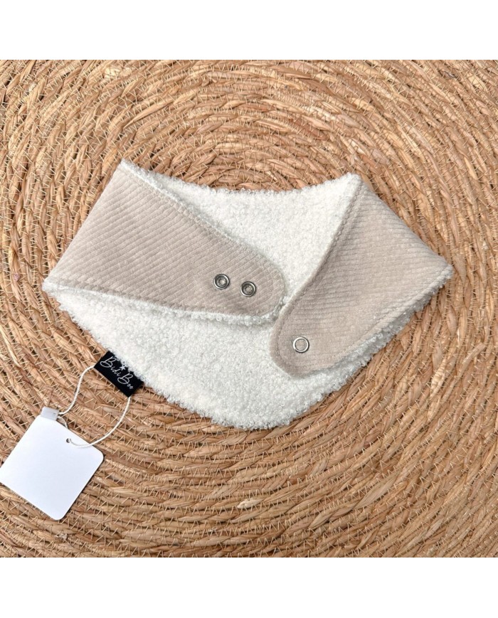 Foulard bandana rib beige