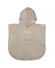 Poncho col V 2-4 ans - Misty rose