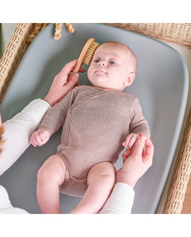 Matelas à langer en mousse PU gris softy