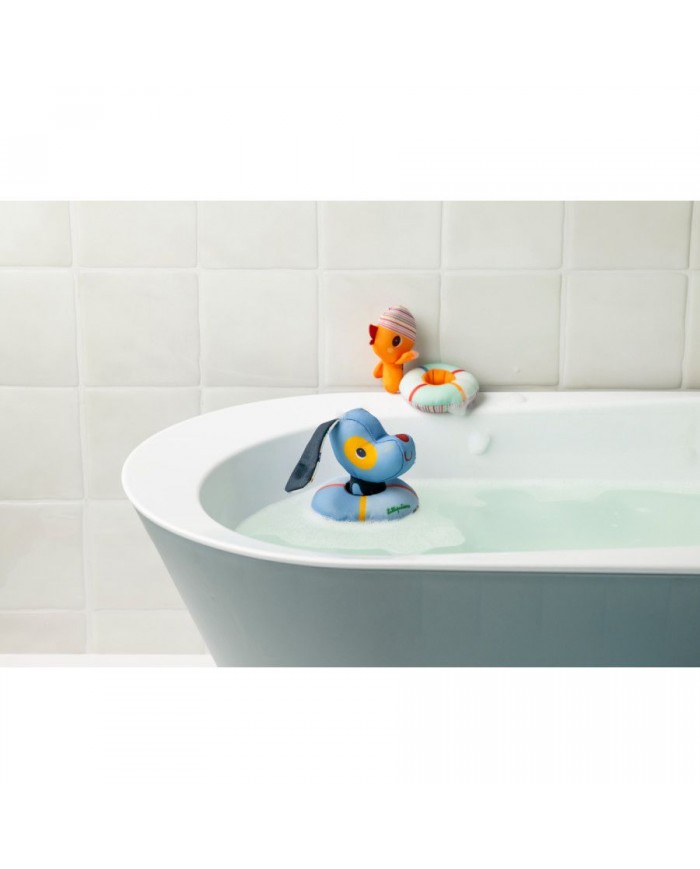 Jouets de bain flottants - Jules le chien et son canard avec bouées