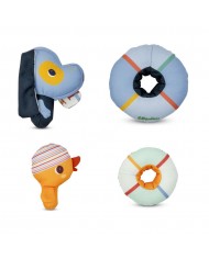 Jouets de bain flottants - Jules le chien et son canard avec bouées