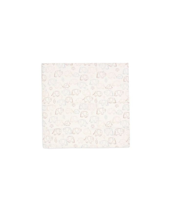 Lot de 3 tétras Gaze de Coton 70x70cm - Elephant Tales