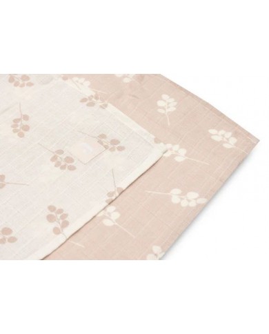 Lot de 2 tétras Large 115x115cm Twig - Wild Rose