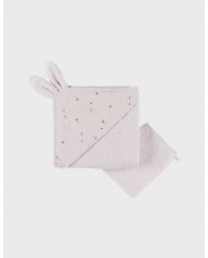 Cape de bain 100x100 cm - Rose - Essentials