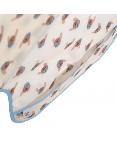 Bavoirs manches longues avec poche (2pcs) - Tiny Team, Chien