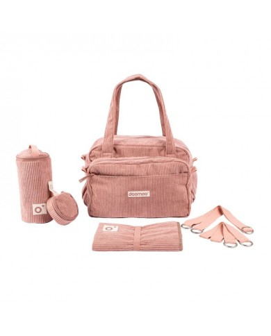 Sac à langer Fluffy - Corduroy Pink