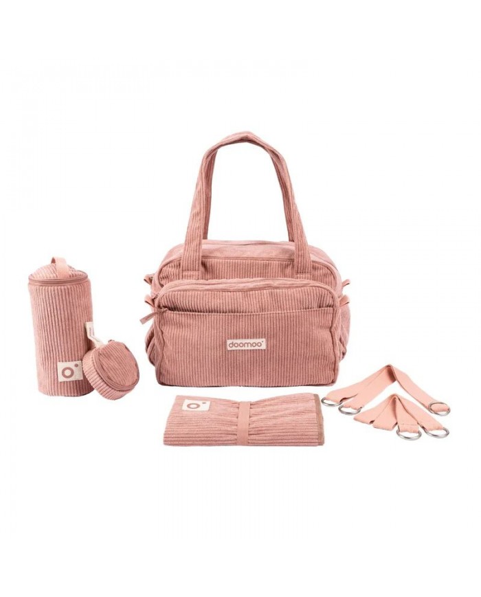 Sac à langer Fluffy - Corduroy Pink