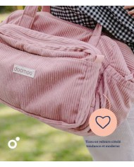Sac à langer Fluffy - Corduroy Pink