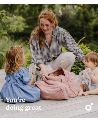 Sac à langer Fluffy - Corduroy Pink
