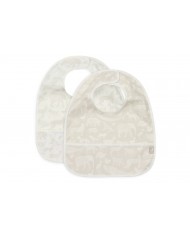 Bavoirs Waterproof (2pcs) - Animals Nougat