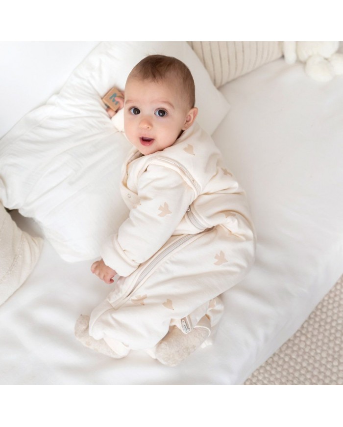 Sac de nuit 4-12m Pady jersey + jersey PIUMA 20 ecru - TOG 2.5