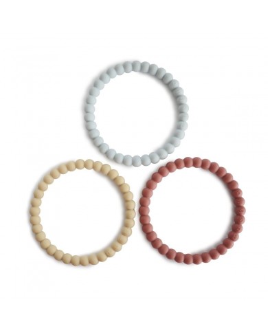 Bracelets en silicone (Lot de 3) - Mellow / Terracotta / Periw