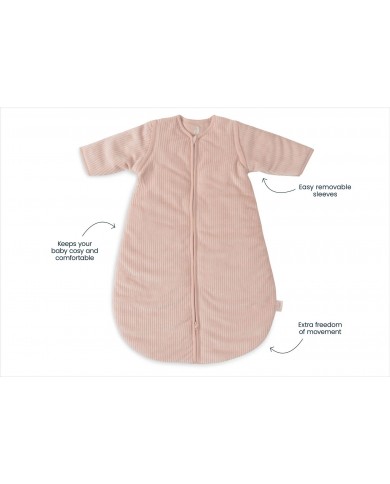 Gigoteuse avec Manches Amovibles 70 cm - Rib - Wild Rose