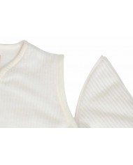 Gigoteuse 60 cm avec Manches Amovibles - Rib Ivory