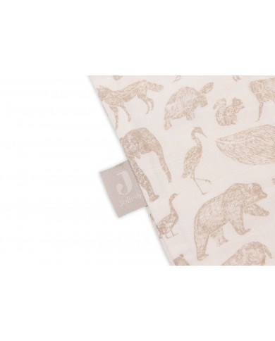 Gigoteuse 70 cm - Gaze de Coton - Animals Nougat
