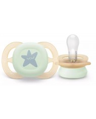 Sucettes 0-2 mois ultra start NightT - Mauve lune