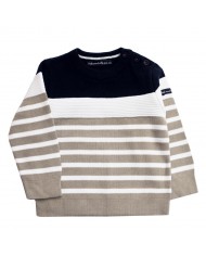 Pull - Chocapic - Grège/Blanc