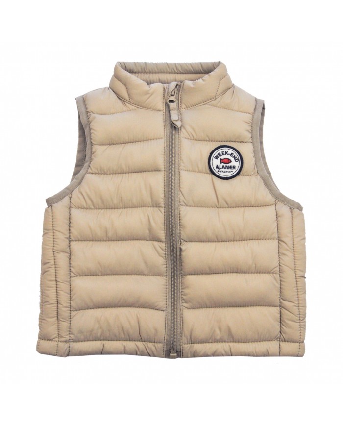 Doudoune sans manche - Atout - Grège