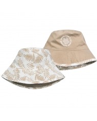 Bob réversible - Memphis - Imprimé Palmier/sable