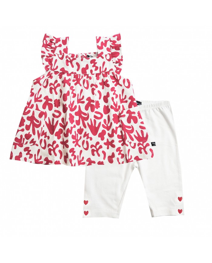 Ensemble Tunique + Legging - Agapanthe - Imprimé Sea Griotte