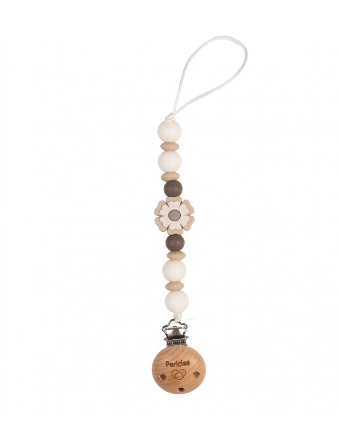 Attache sucette flower sand