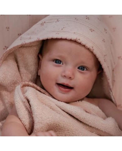 Cape de bain 100x100 cm - Rose - Essentials