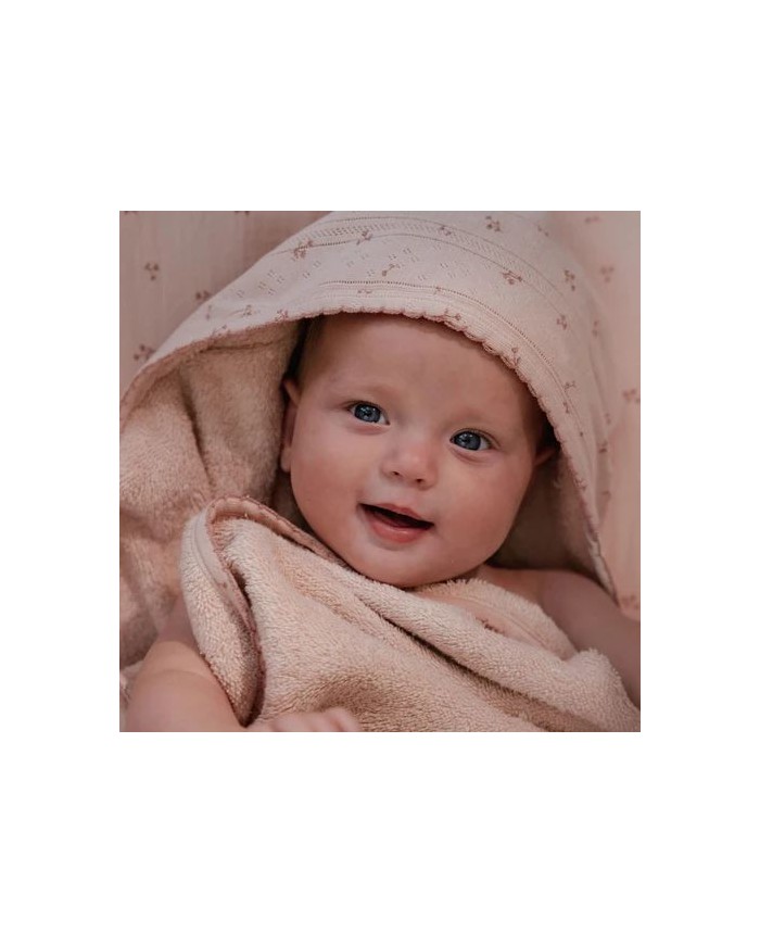 Cape de bain 100x100 cm - Rose - Essentials