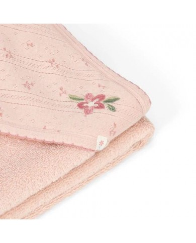 Cape de bain 100x100 cm - Rose - Essentials