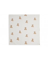 Tétras Gaze de coton small 70x70cm - Teddy Bear - 3 Unités
