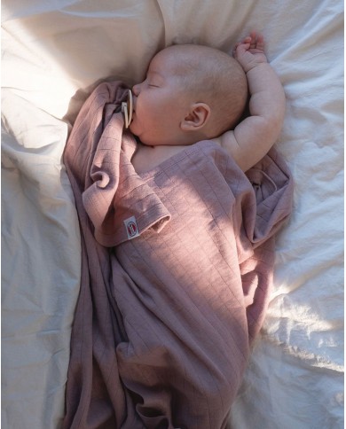 Lot de 2 tétras 110x110 cm - Powder/Rose