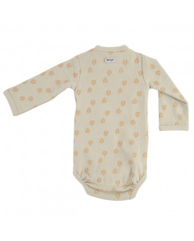 Body à manches longues - Print Rib - Birch