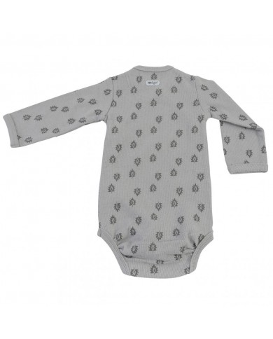 Body à manches longues - Print Rib - Sharkskin