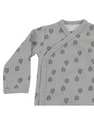 Body à manches longues - Print Rib - Sharkskin