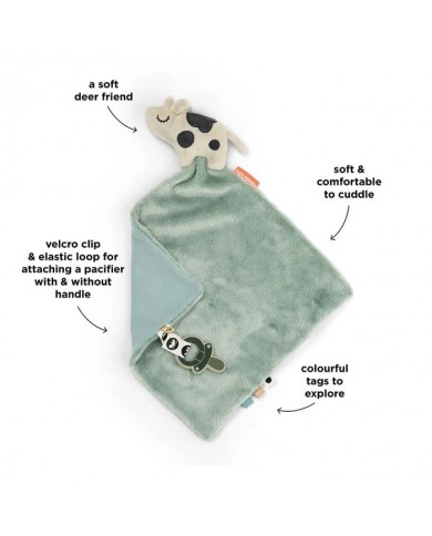 Doudou Couverture - Dotti - Bleu