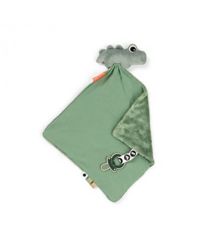 Doudou Couverture - Croco - Vert