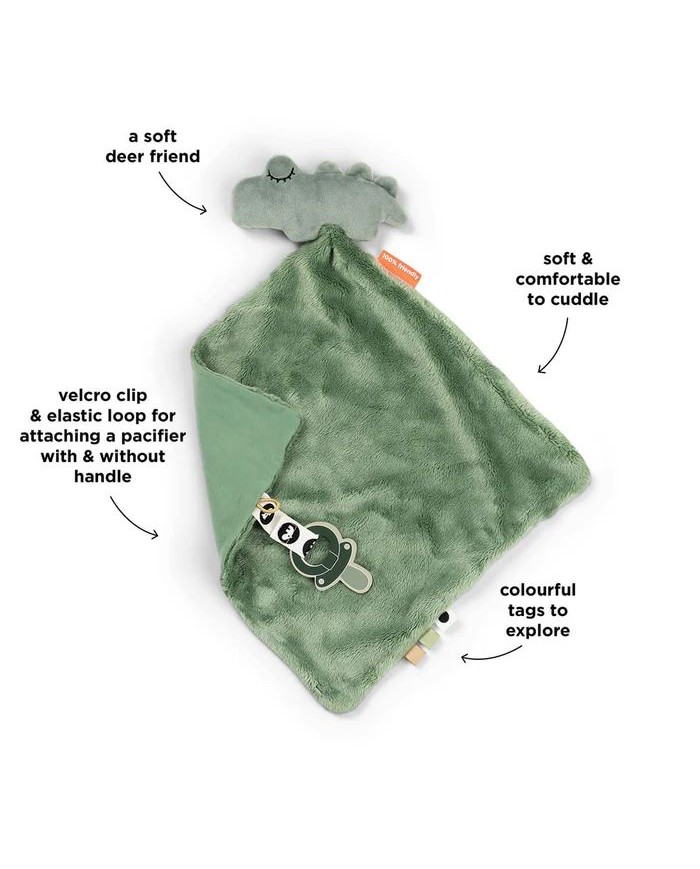 Doudou Couverture - Croco - Vert