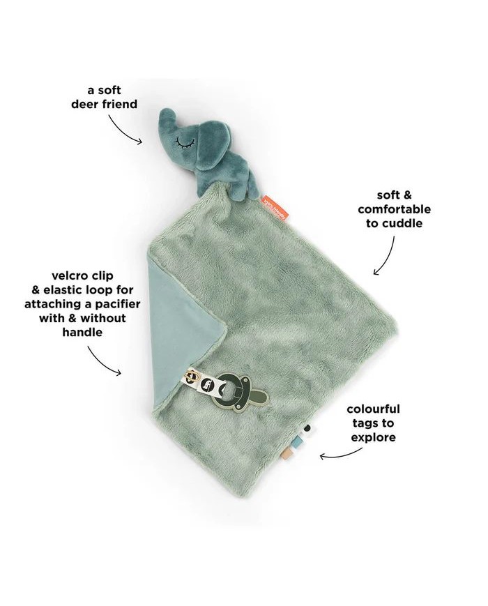 Doudou Couverture - Elphee - Bleu