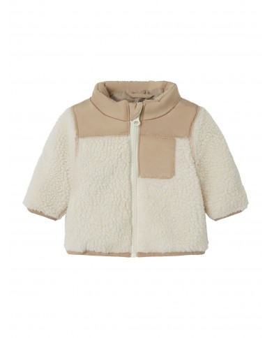 Veste teddy Nbnmosie - Whitecap Gray