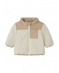 Veste teddy Nbnmosie - Whitecap Gray