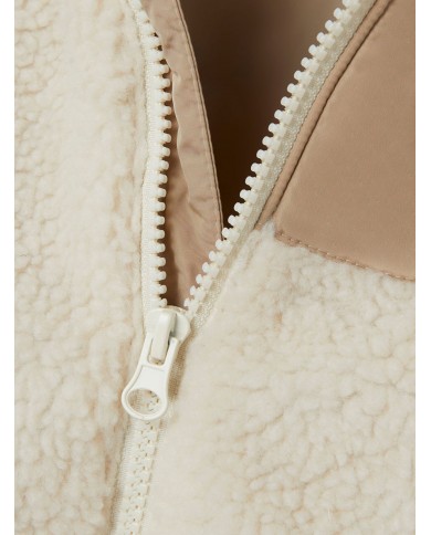 Veste teddy Nbnmosie - Whitecap Gray