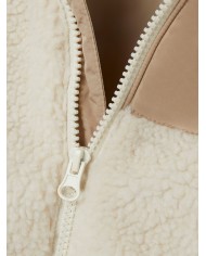 Veste teddy Nbnmosie - Whitecap Gray