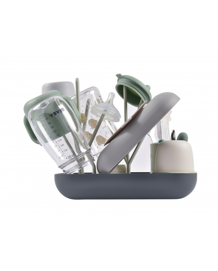 Égoutte biberons Forêt - Misty/Mineral