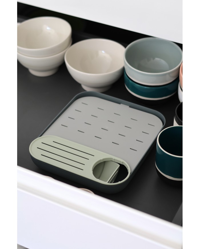 Égoutte biberons Forêt - Misty/Mineral