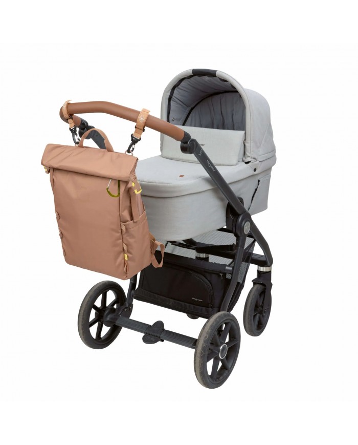 Sac à dos à langer - Outdoor Rolltop, brun